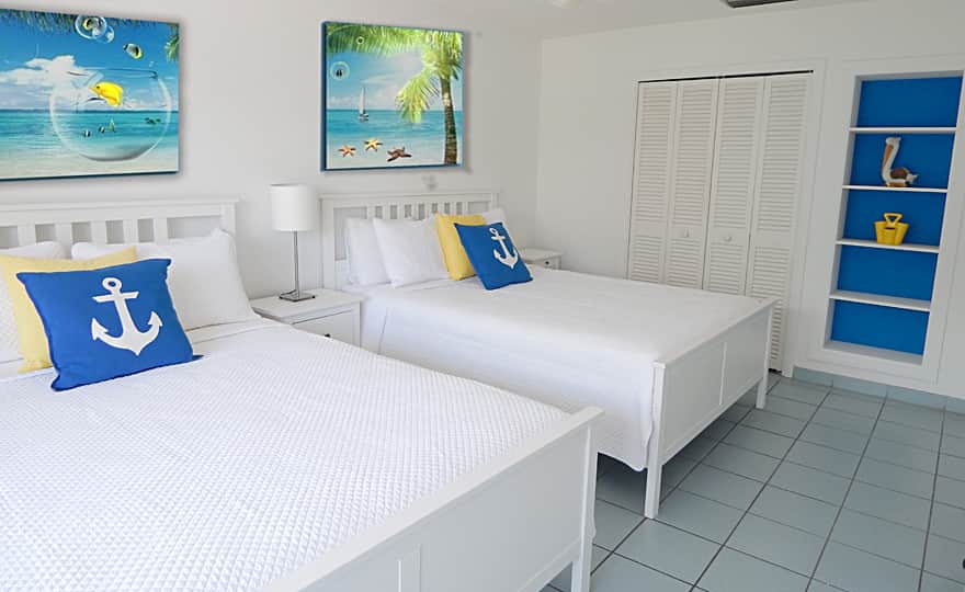 Unit #42 - Second bedroom with 2 Queen Beds.