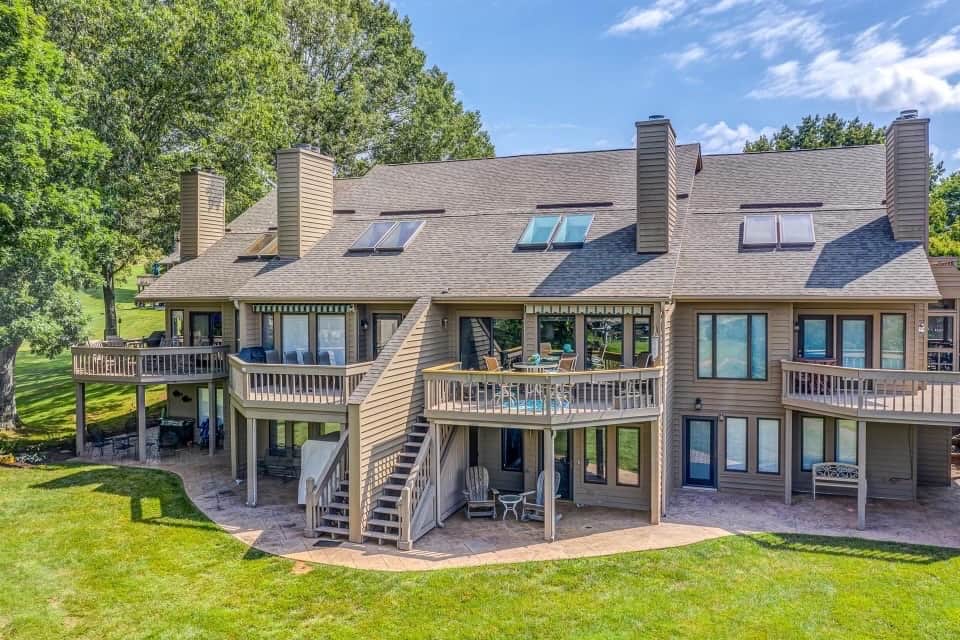 Rear View of Townhome
