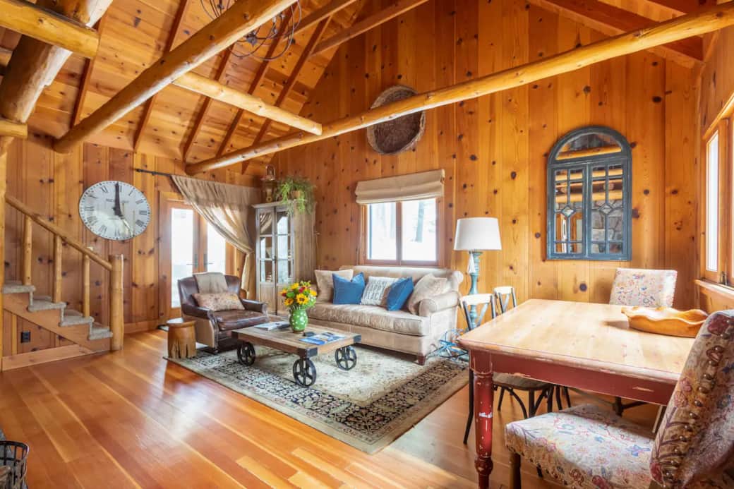 Living area from front door Living area from front door