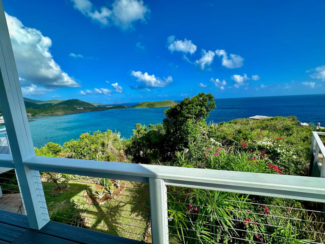 Views off one of many balconies