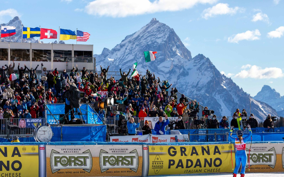 Cortina Audi FIS Ski World Cup on the Olympia delle Tofane