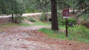 Entrance to Campsites