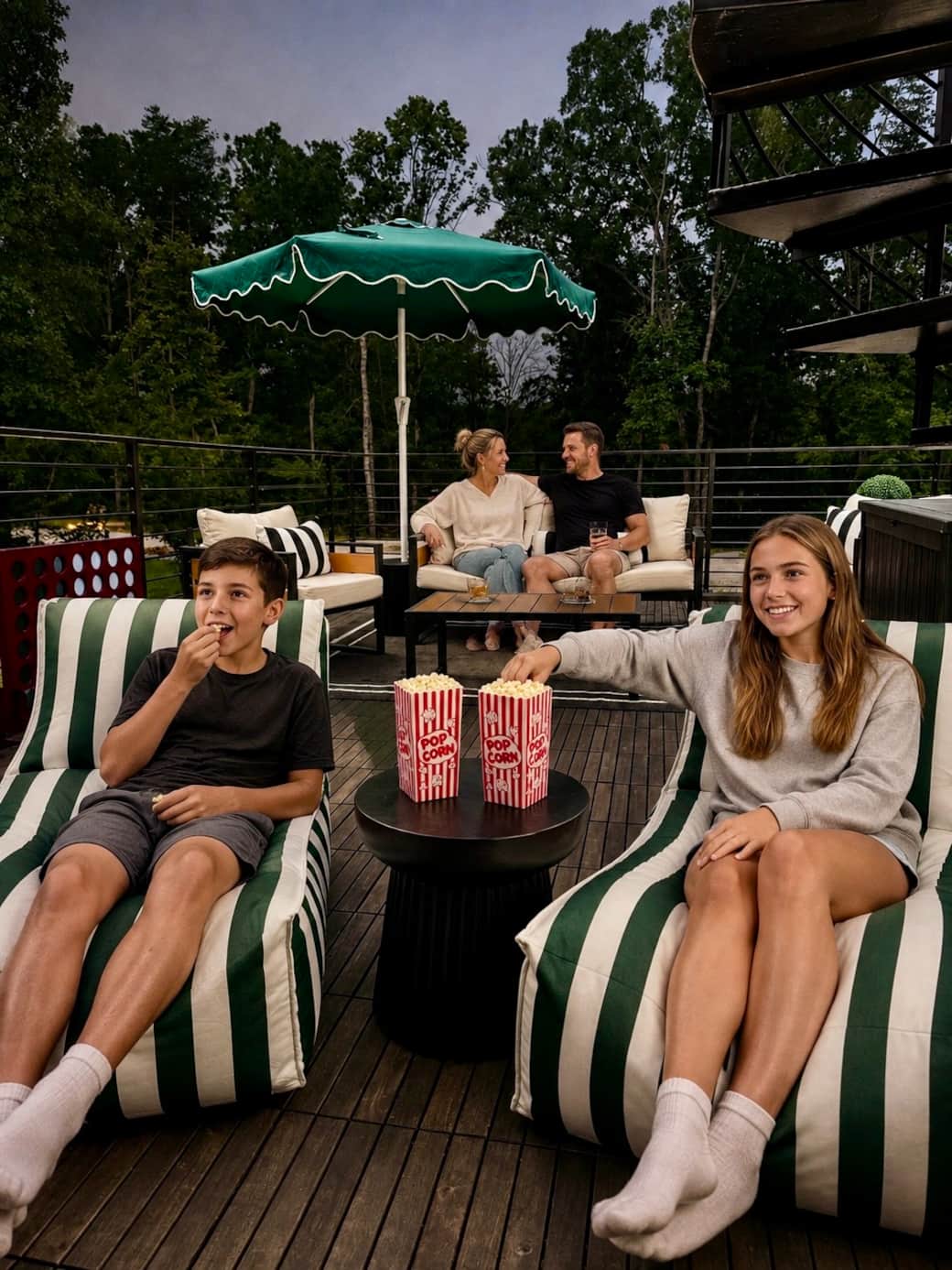 movie time is just better outside on the rooftop movie time is just better outside on the rooftop