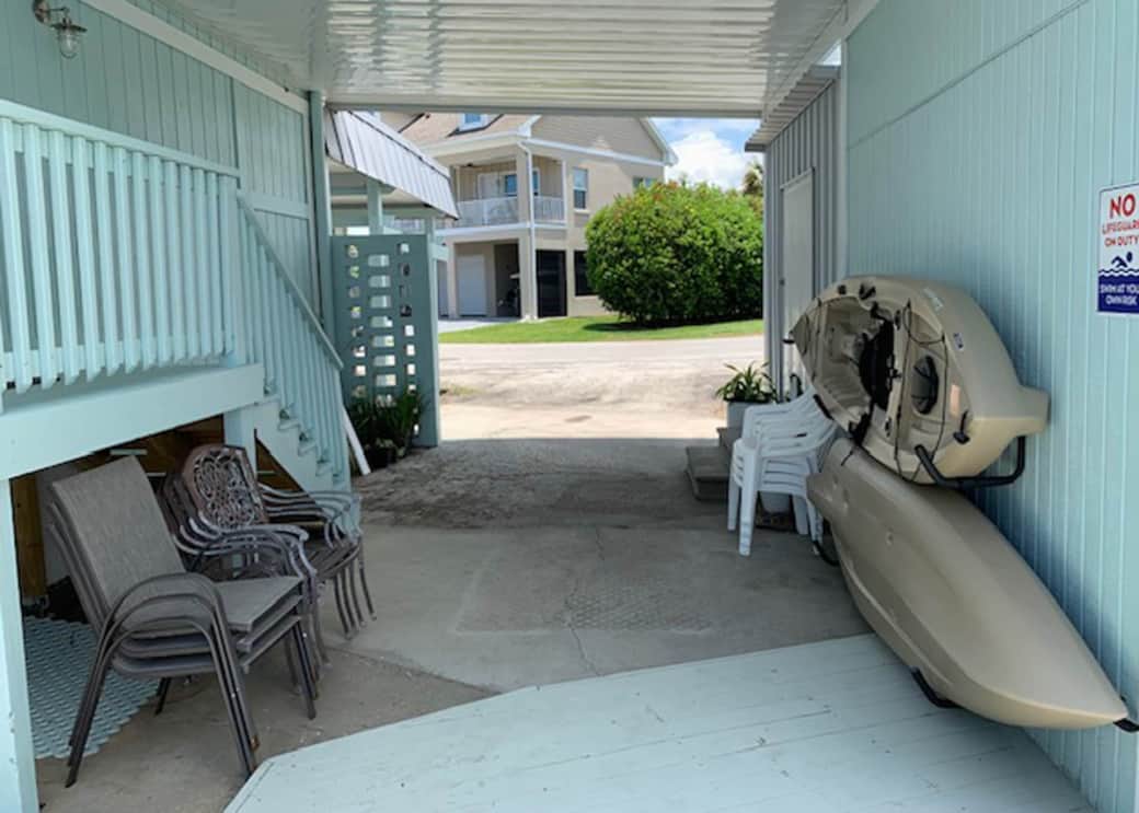 Breeeway view from water to street