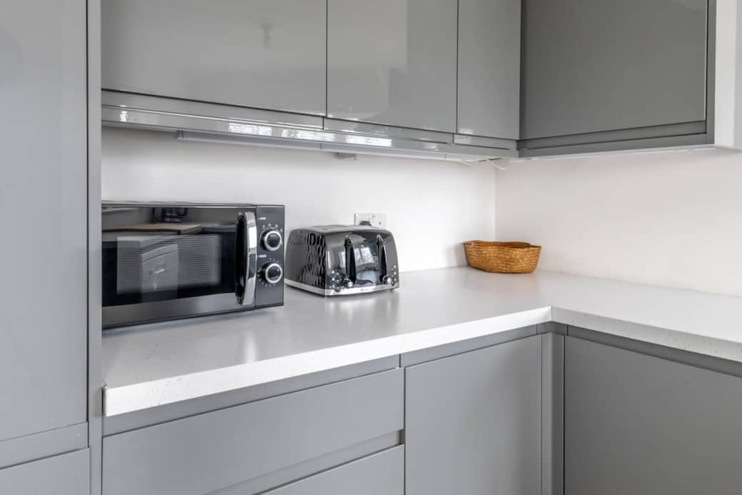 Microwave and Toaster