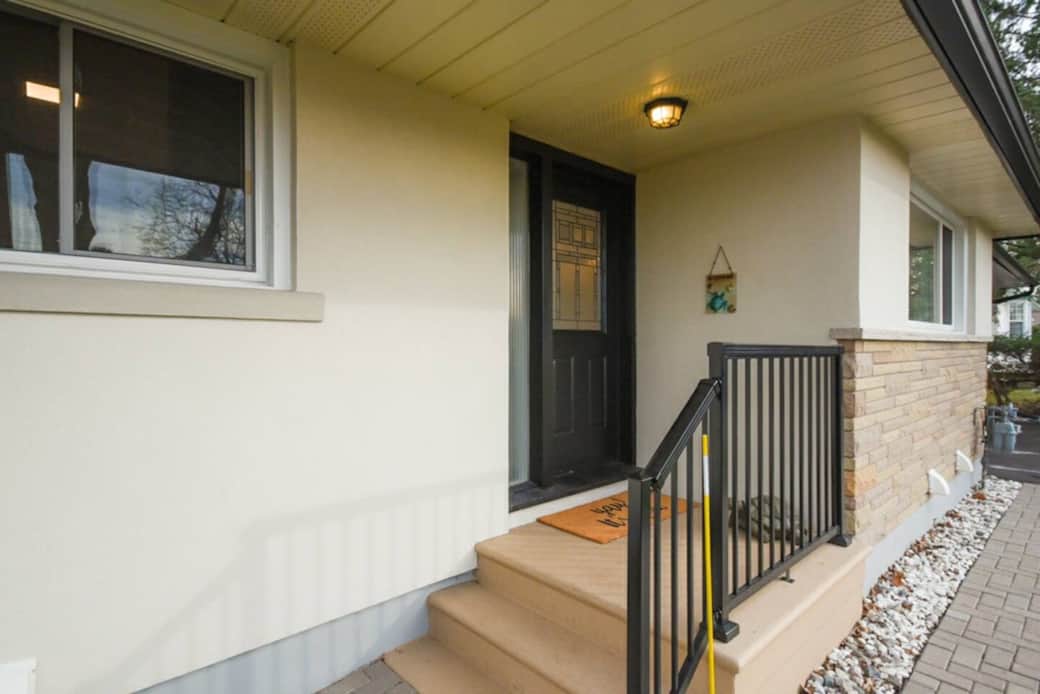 Welcome home! A clean and inviting entryway to your stylish midterm stay