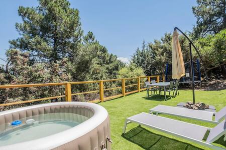 Cabaña ecológica con jacuzzi