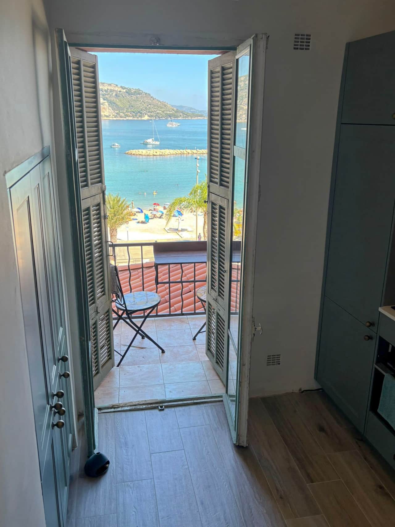 Kitchen Balcony Overlooking the Sea