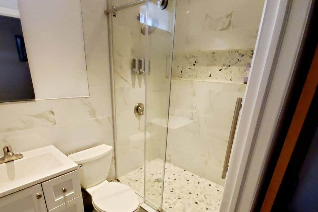 The Junction kitchen — full kitchen for extended stays, near Williamsburg and Broadway Junction