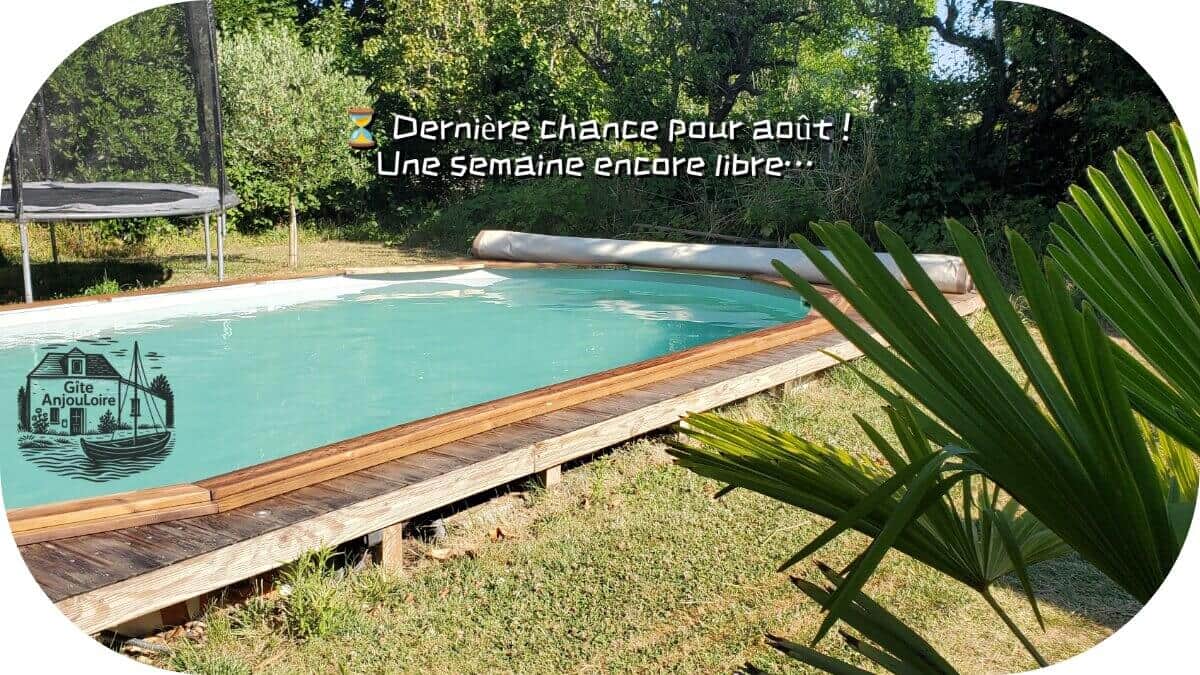 disponibilité aout gite