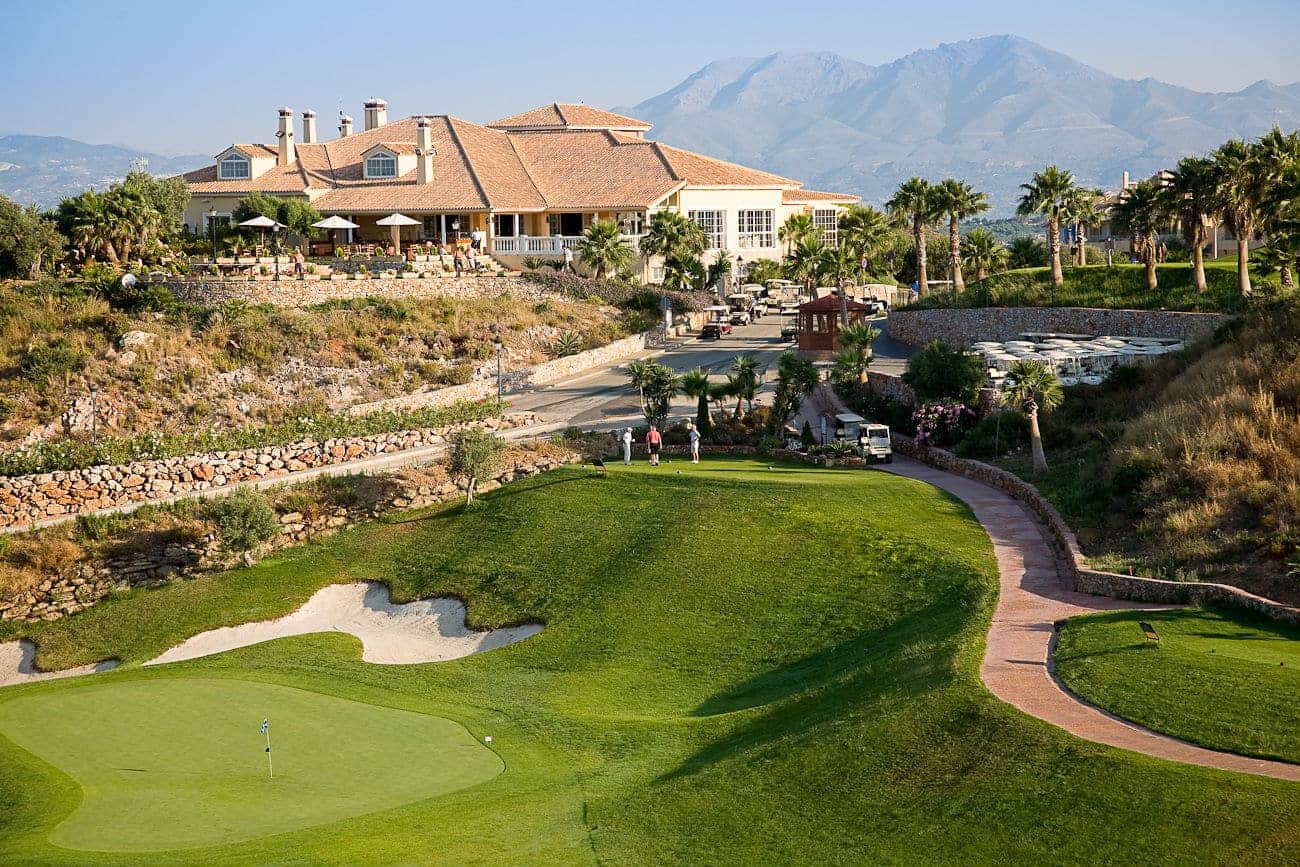 View over Alhaurín Golf Club near Alhaurín el Grande