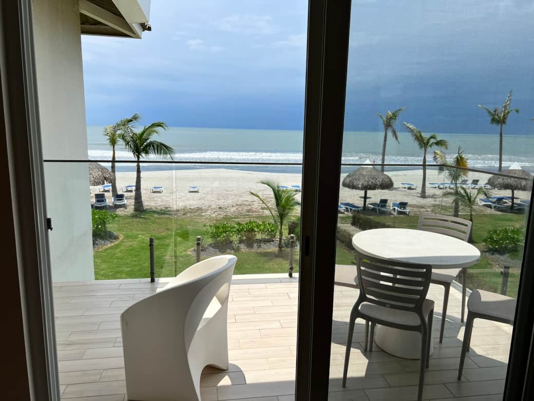 Casa Playa Caracol Oceanfront Rental Property - view from living room - Residence C11 1C