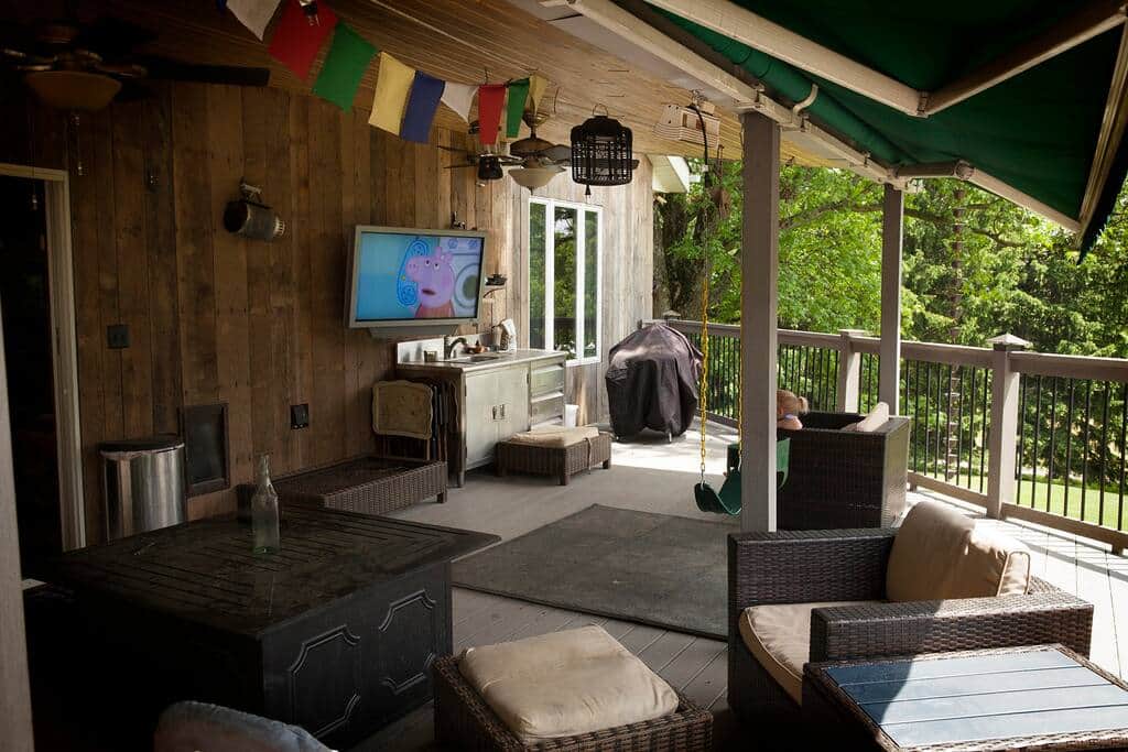 Huge deck