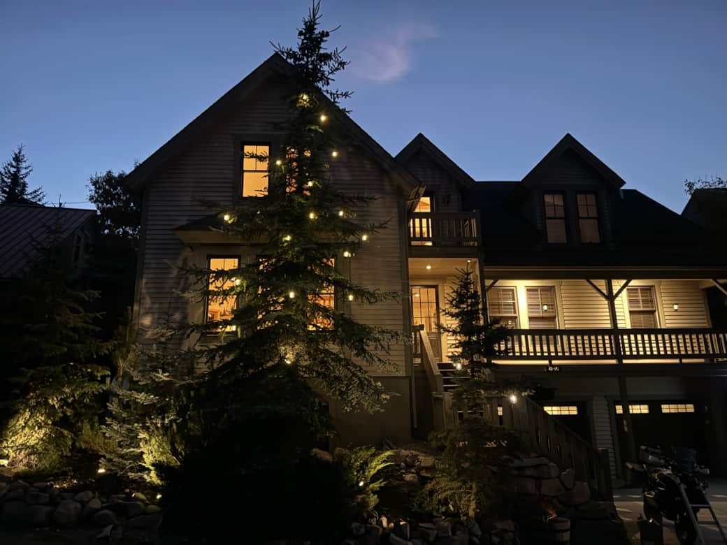 Home Pic with tree lighting Oct 2024