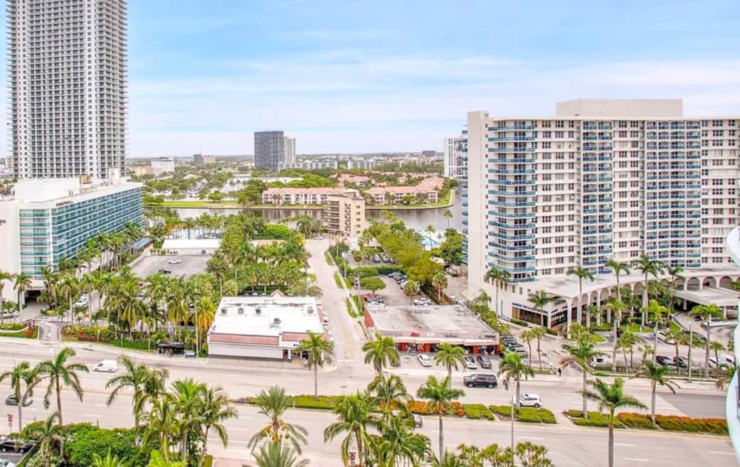 View from the balcony