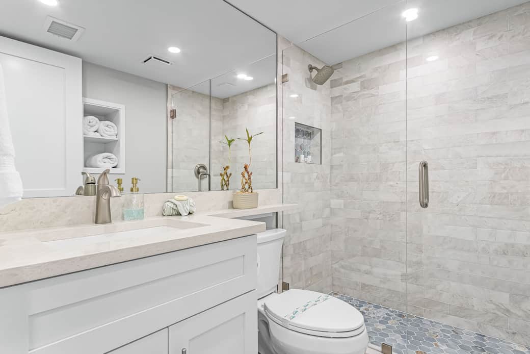 Beautifully remodeled bathroom