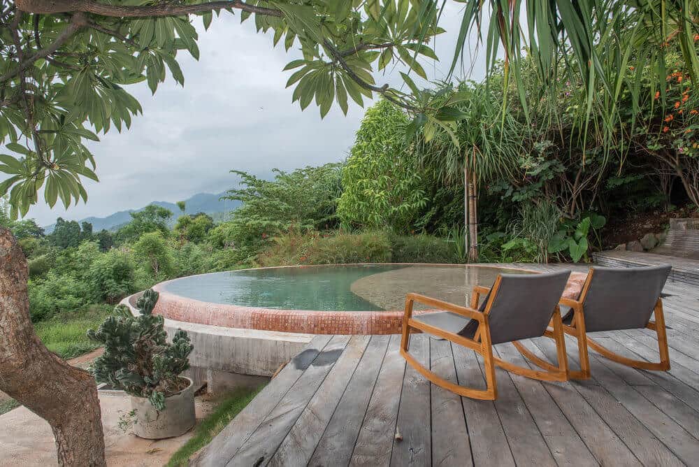 Shared pool next to your room  