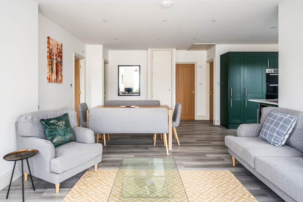 Spacious Living & Dining Area