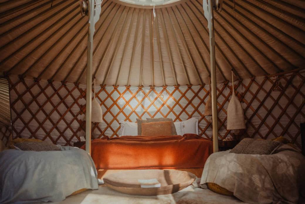TheMoonlight Yurt bedroom Kaouki Hill Sidi Kaouki Essaouira