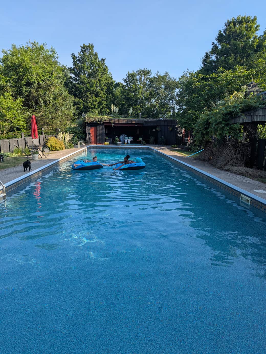82 foot long lap pool