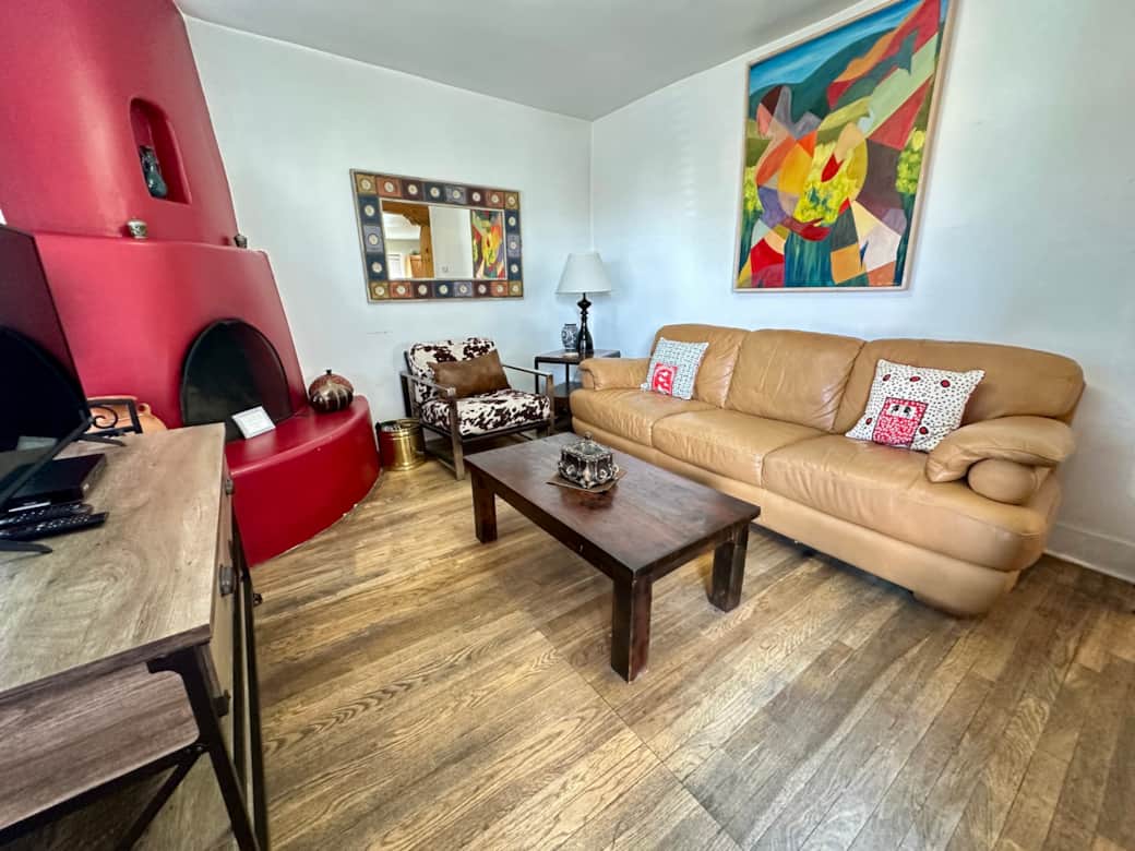 Den with Fireplace