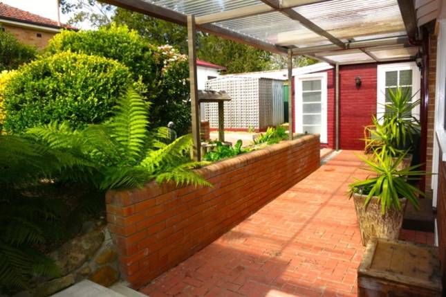 Private gardens with herb patch