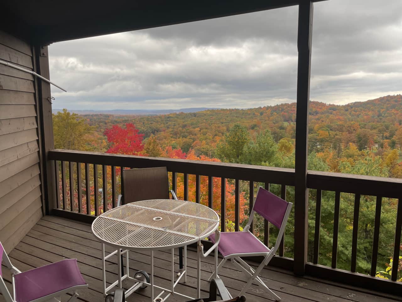 Private deck view