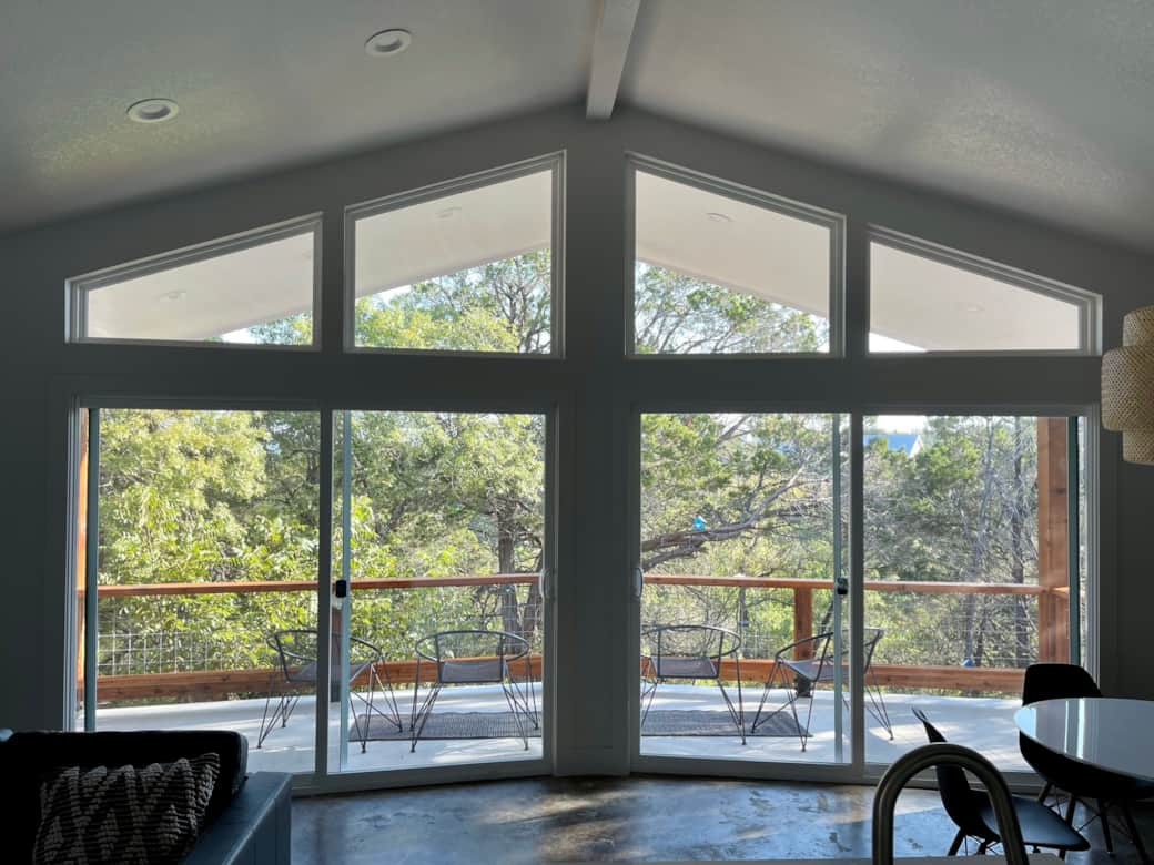 Tranquil cabin in the woods