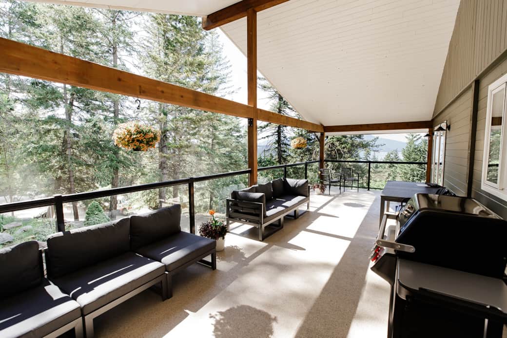 Mountainside Retreat Centre Sunnybrae Shuswap BC Main Lodge - Deck Mountainside Retreat Centre Sunnybrae Shuswap BC Main Lodge - Deck