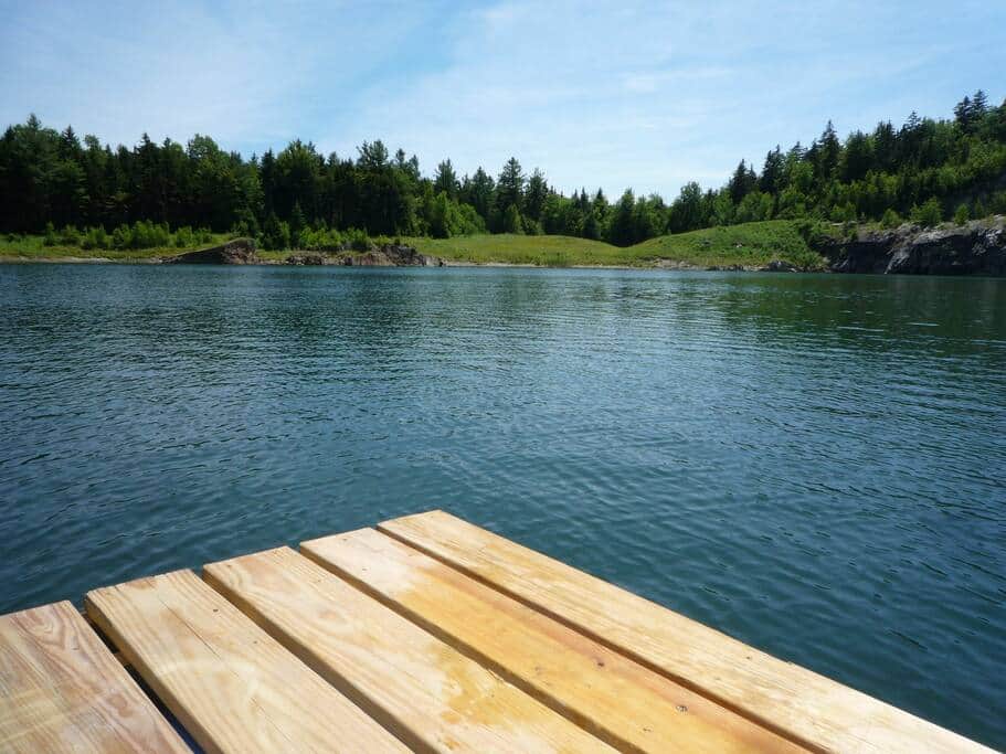 Dock on the water