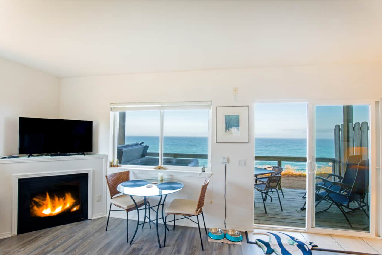 View from the unit  Stunning Oceanview in Shelter Cove, CA