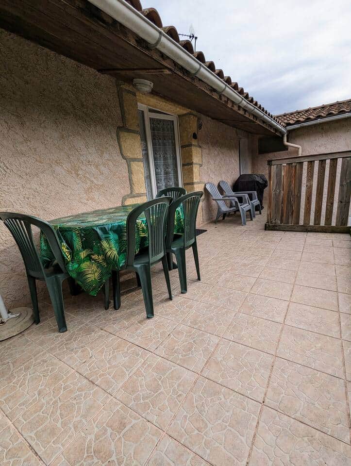 terrasse avec planche