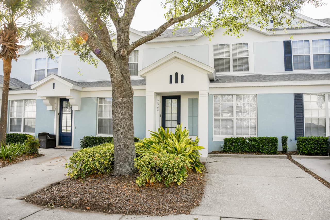 Front of townhouse