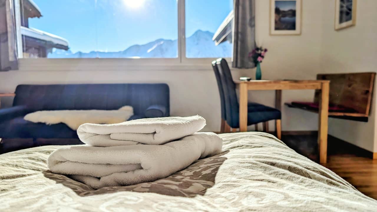 Aussicht vom Bett