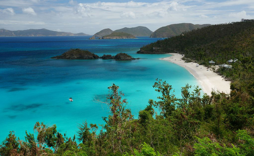 View of Trunk Bay.