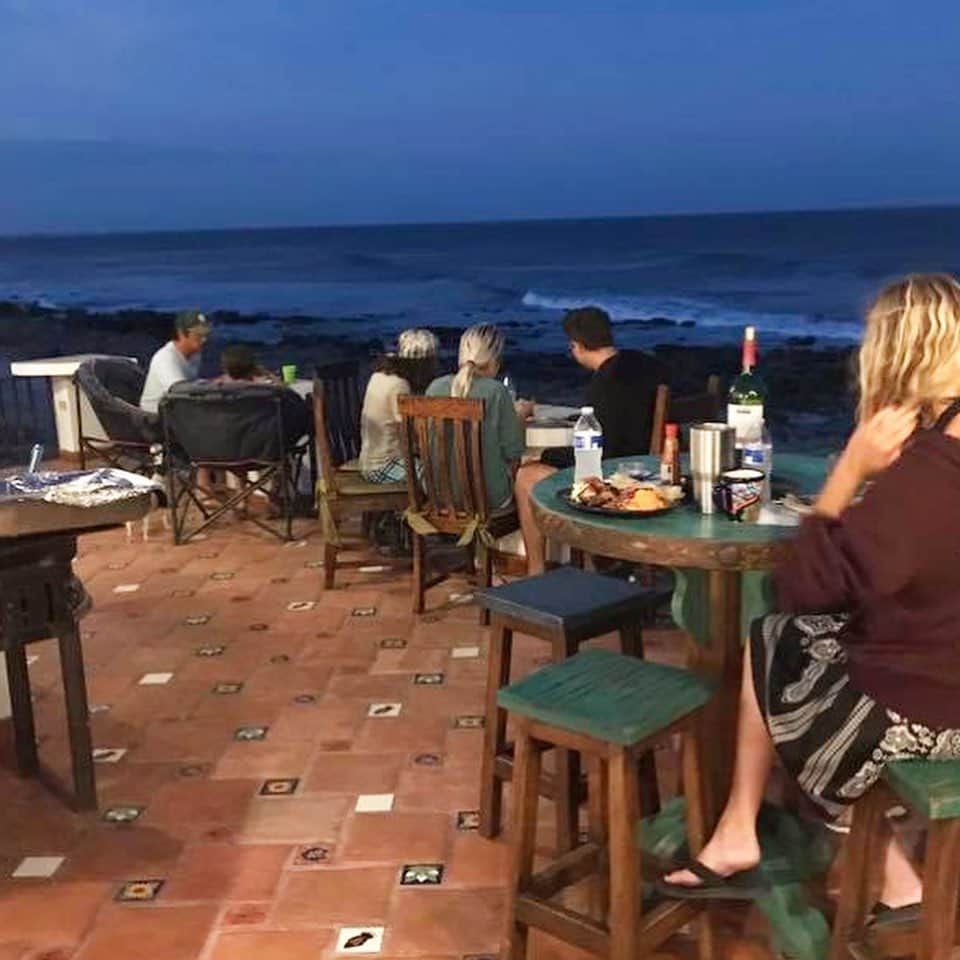 Dinner on Top Deck