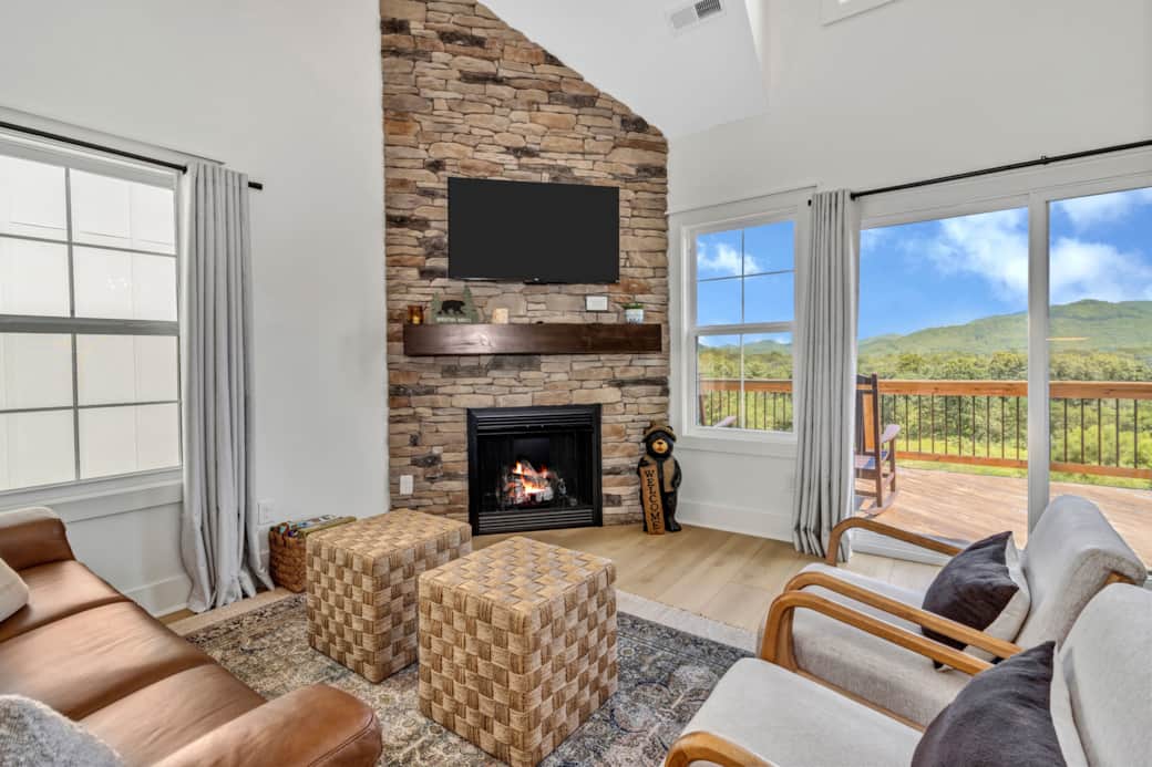 Watch the big game, enjoy great conversation, soak up the mountain views!