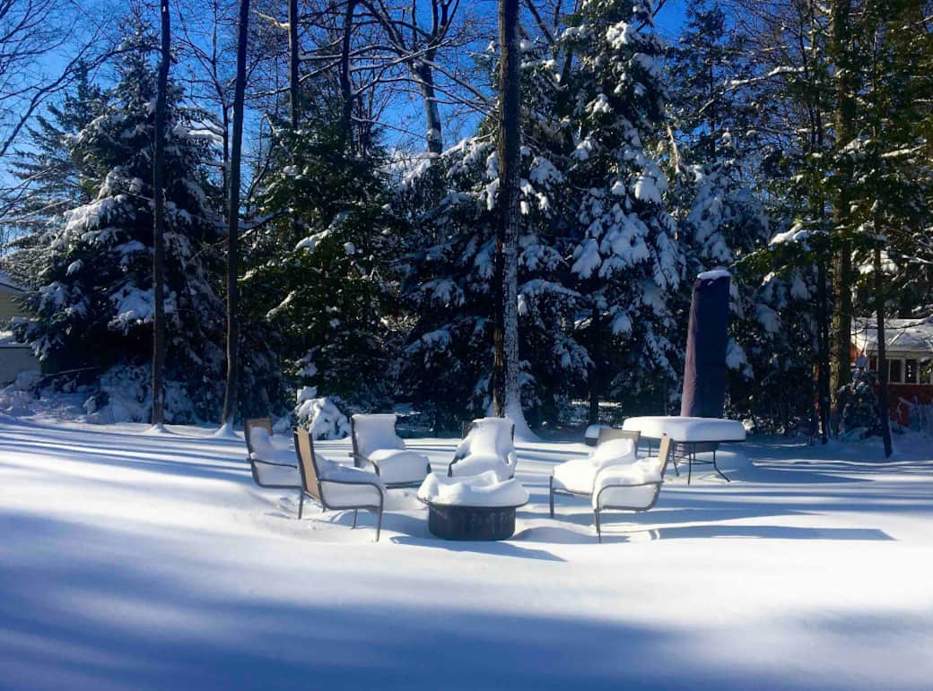 Winter Snowfall at Balm Beach