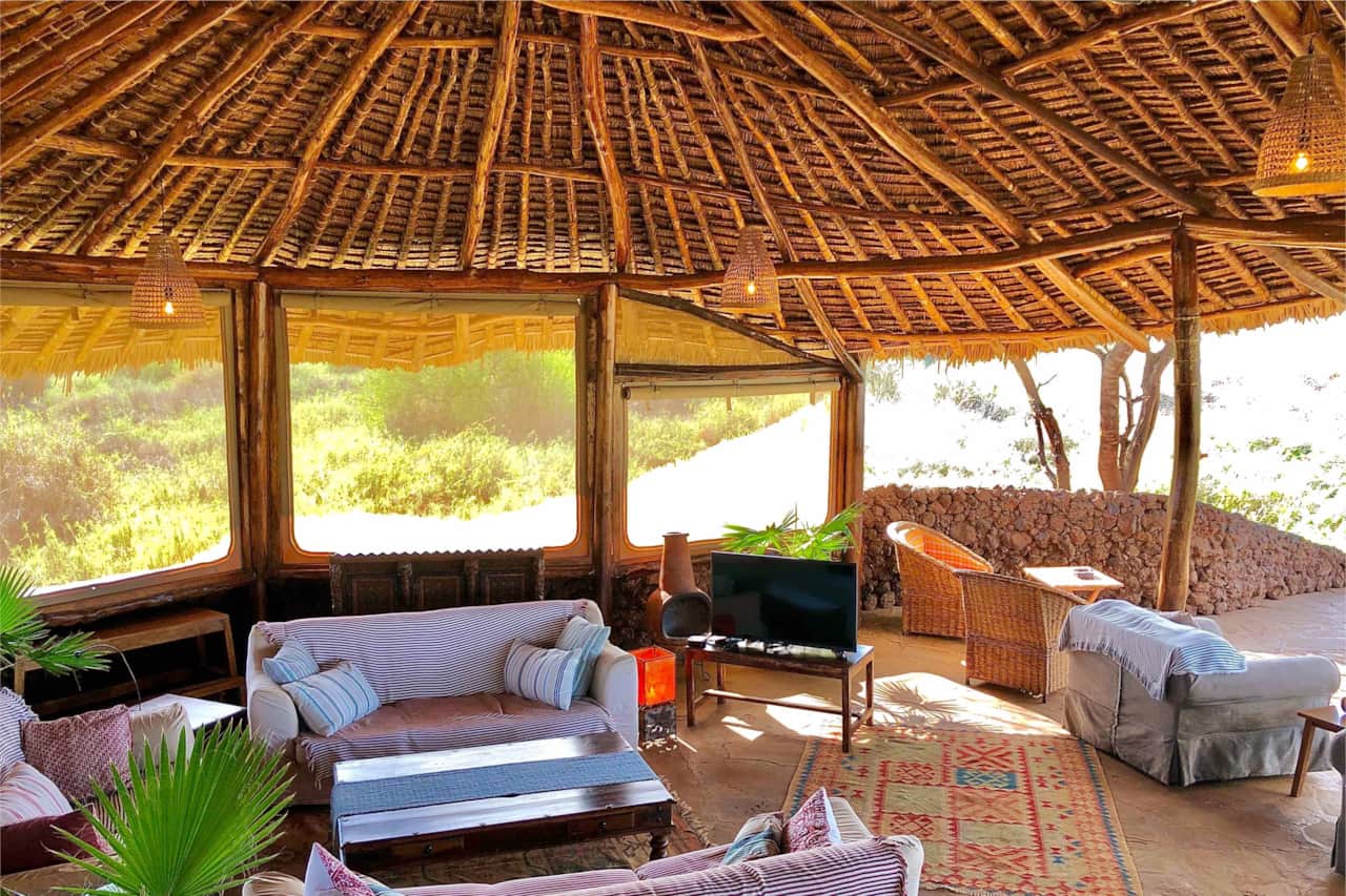 Upper camp lounge