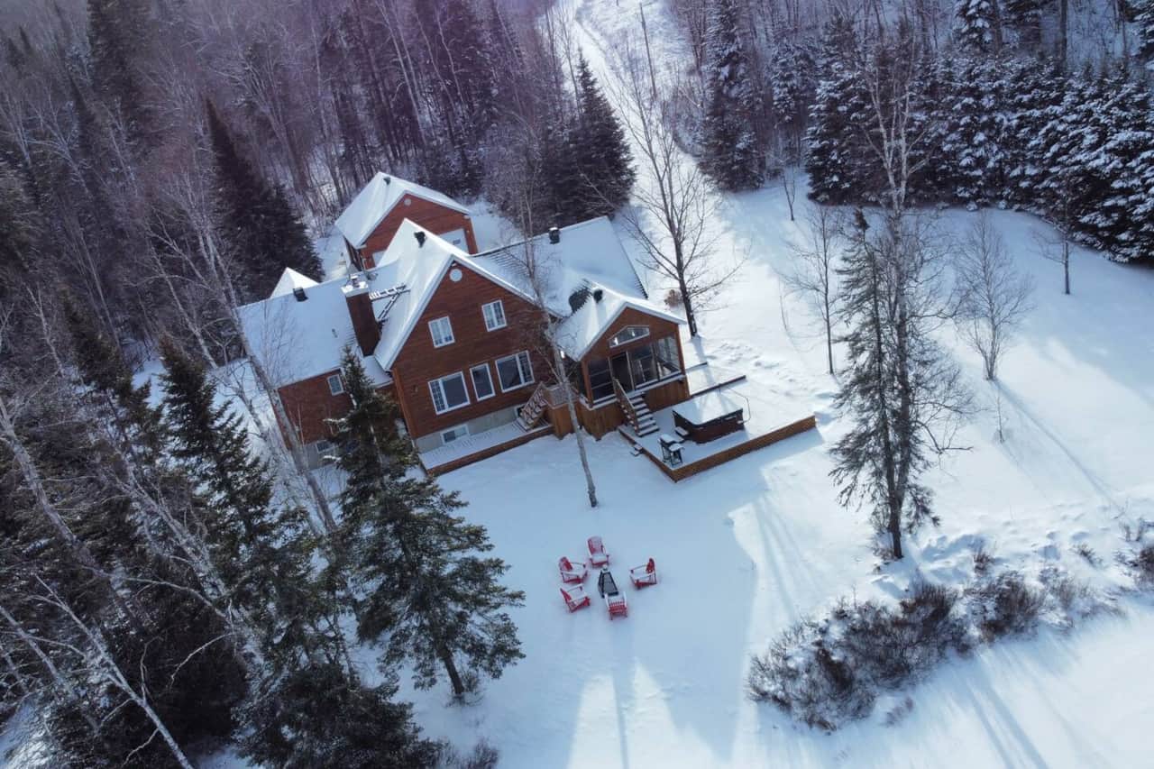 Vue extérieure du chalet