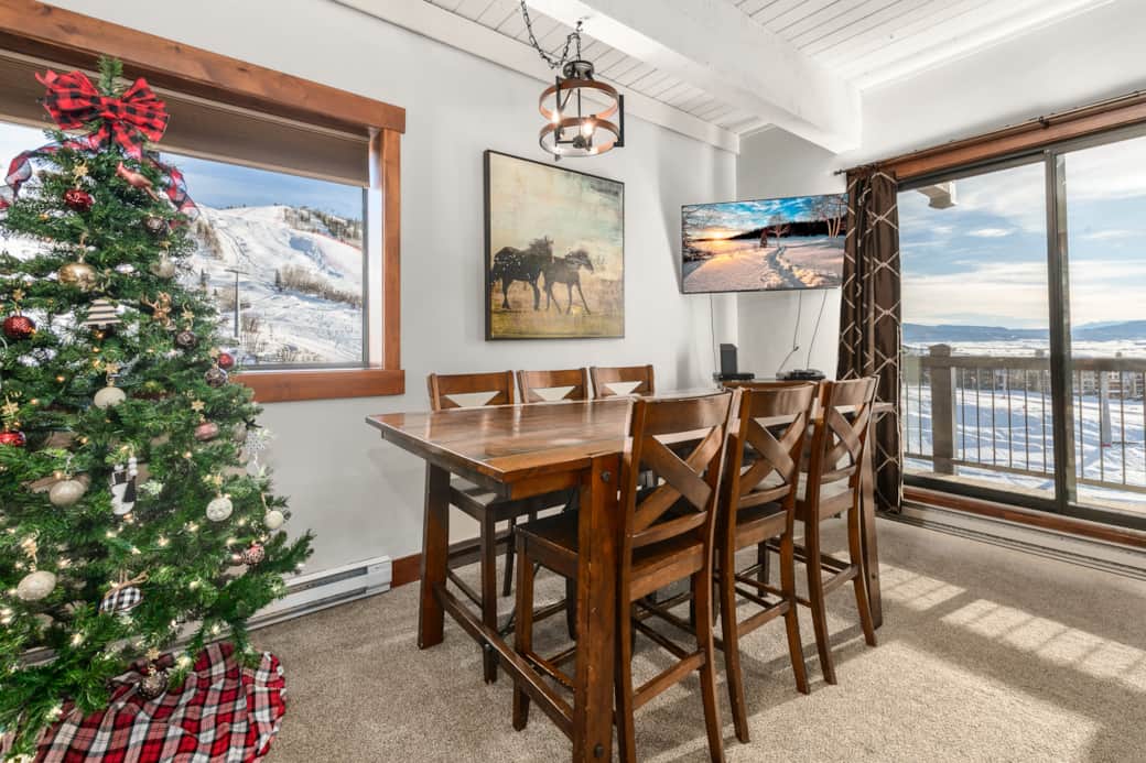 Open living room and kitchen