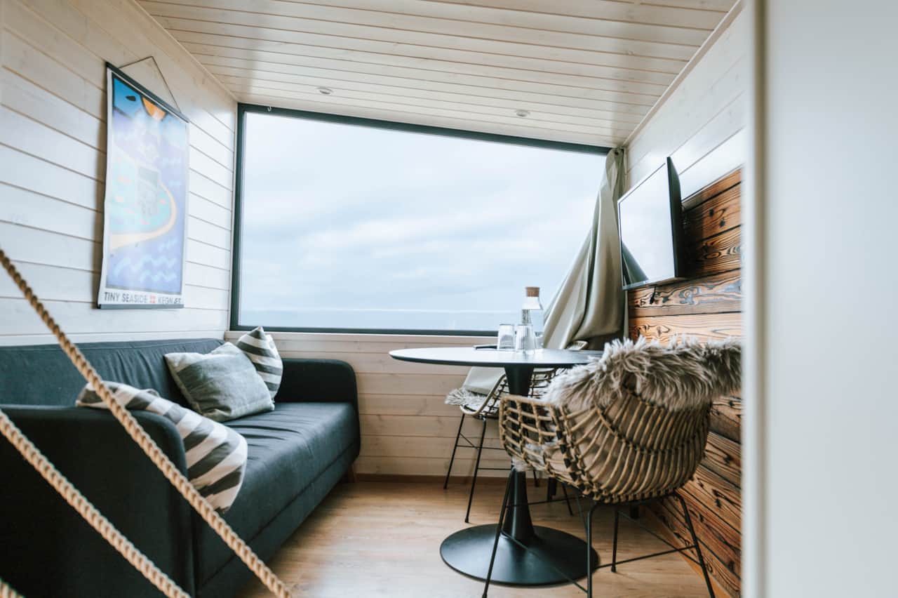 Tiny Seaside Living area