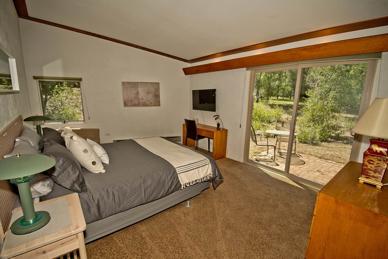Queen Bedroom with Attached Bath and Patio