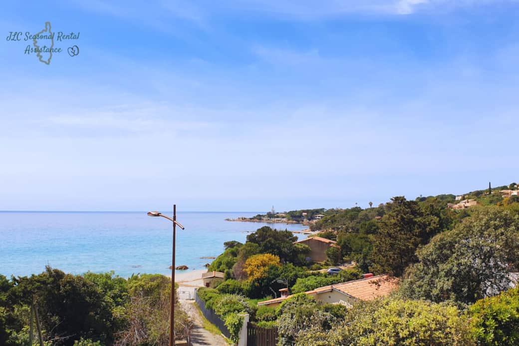 View of Ottioni Bay – Access to Ruppione Beach right in front of the villa