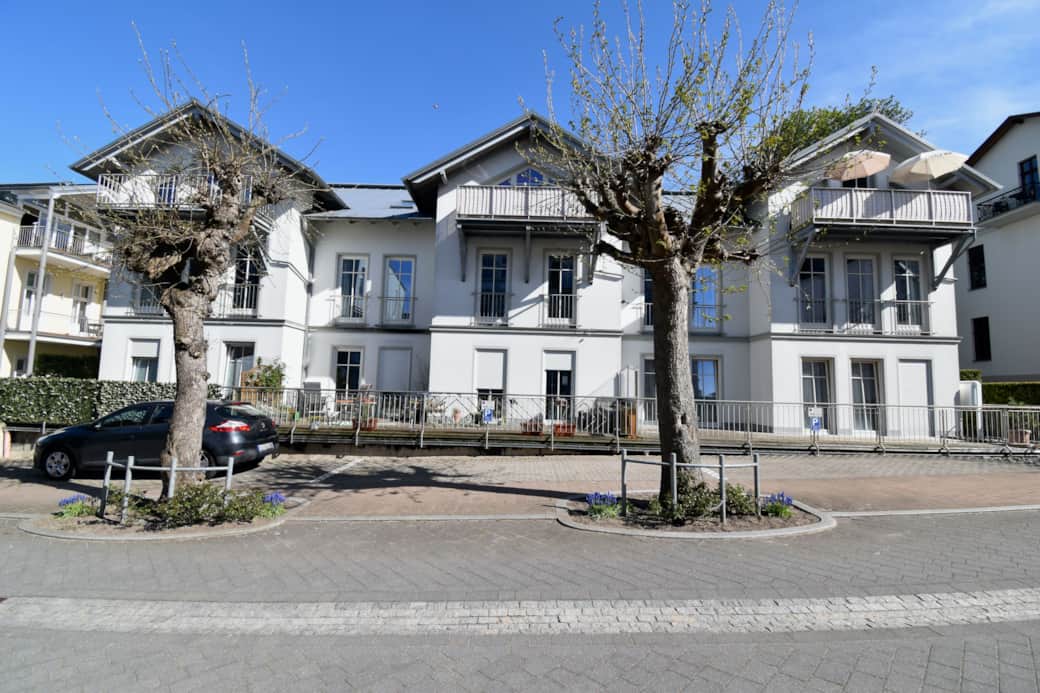 Blick auf den Neubau