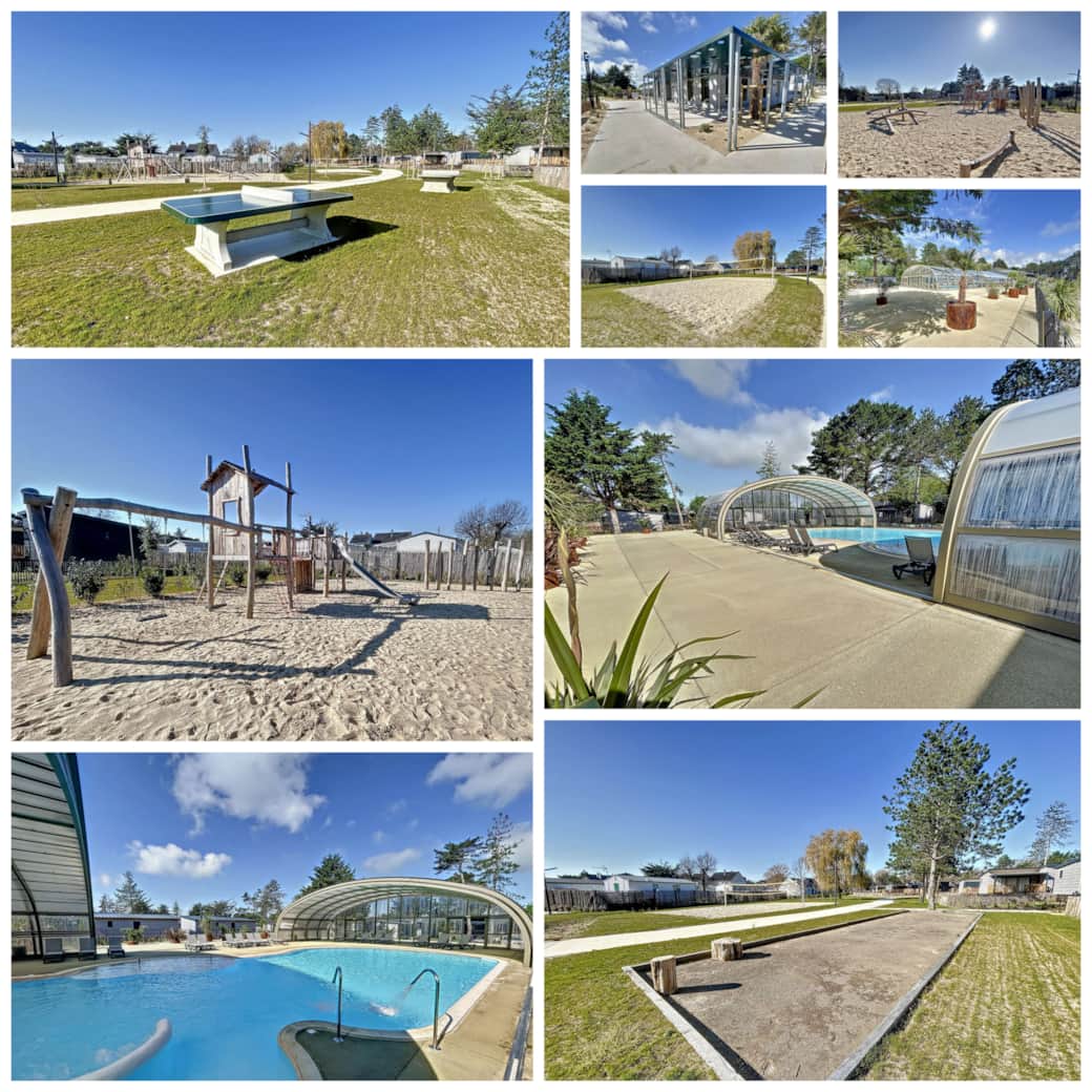 Le parc de loisirs et la piscine