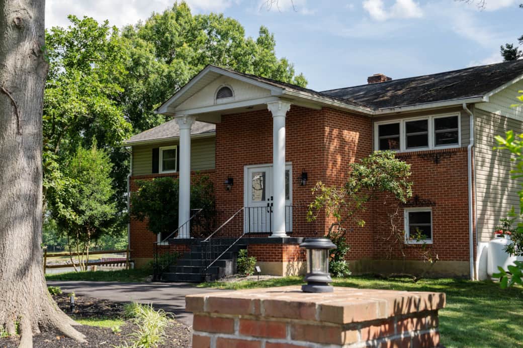 Front of house as viewed from street