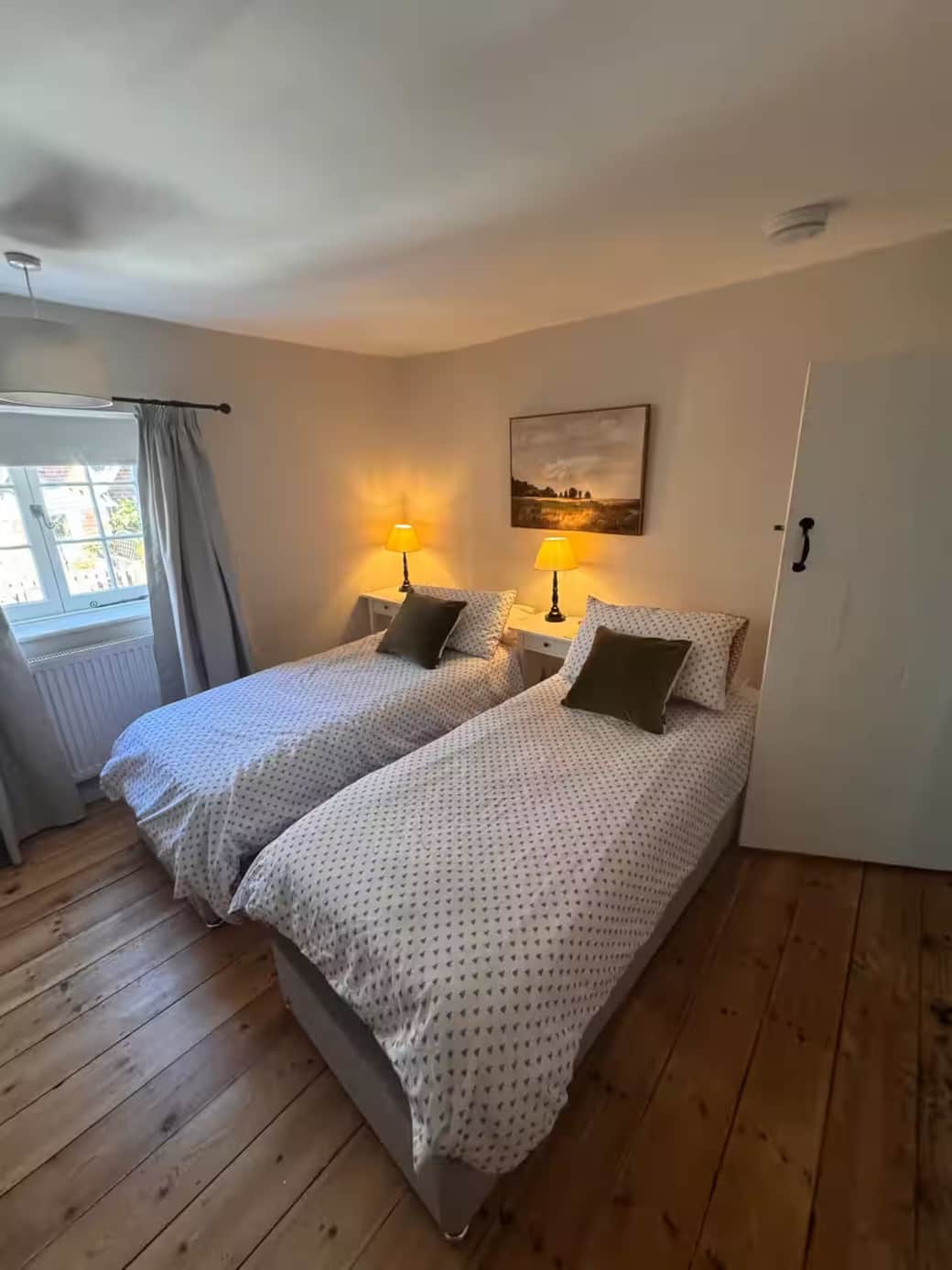 Bakers cottage bedroom as twin Bakers cottage bedroom as twin