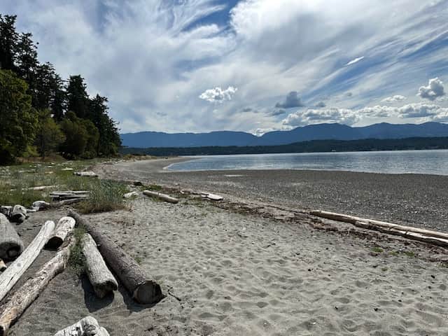 White sand beach