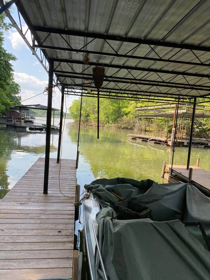 View out to deeper water! Feel free to bring your own boat.